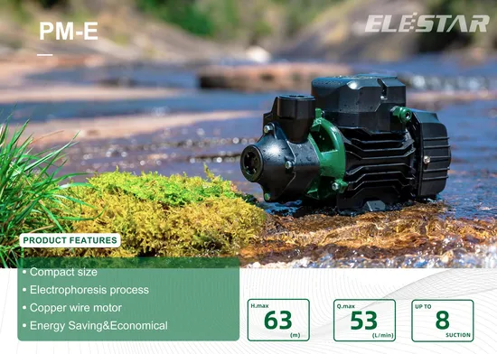 Bombas de agua Qb70 60 1HP Qb60 Qb80 Bomba de motor eléctrico limpio